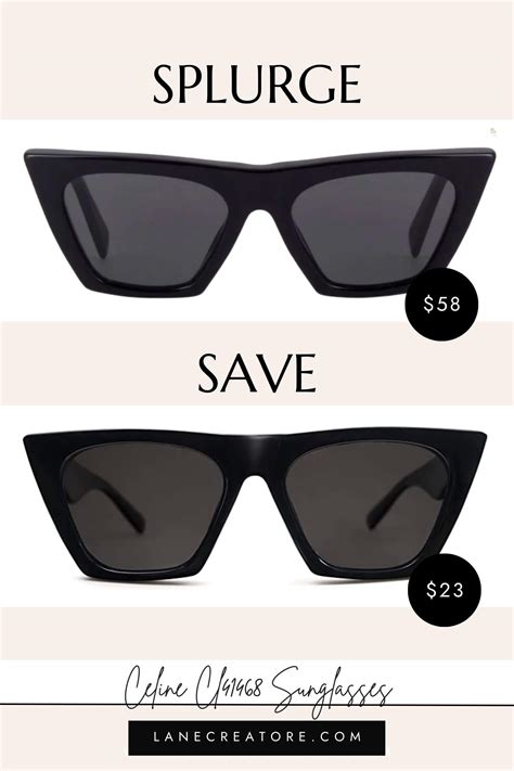 celine cl41468 s black dupe|Celine Sunglasses Dupe .